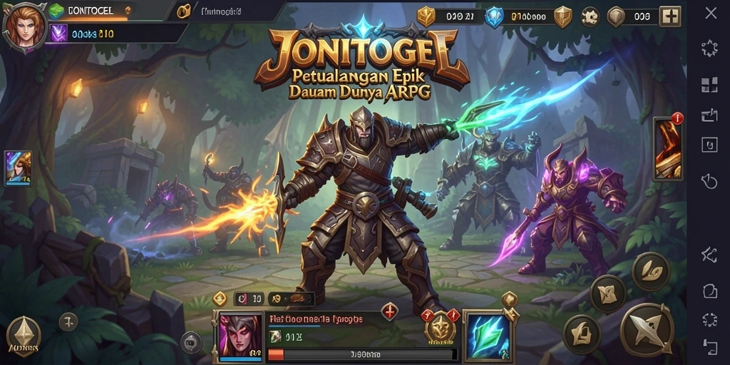 Tampilan gameplay JONITOGEL yang menakjubkan dalam dunia ARPG.