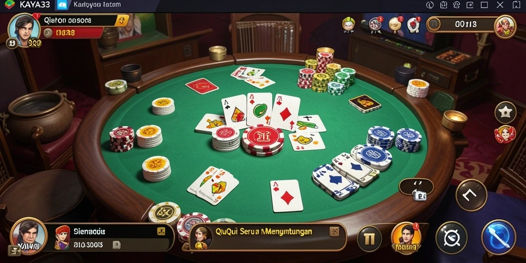 Screenshot gameplay QiuQiu KAYA33 yang menarik dan interaktif.